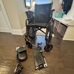 Drive Medical Cruiser III Manual Wheelchair (Model K3) – New, Never Used – With Leg Rests