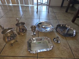Silver dishes