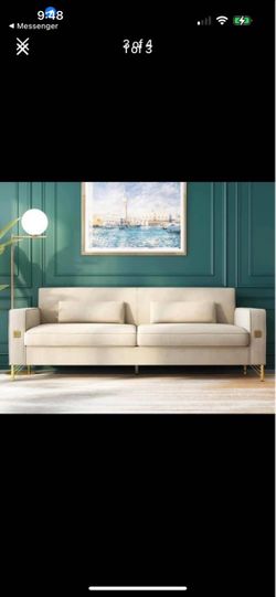 White couch