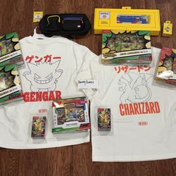 Target Pokemon crossbody bag keyboard Tee Shirt Ascended Heroes First Partner Illustration Booster Bundle