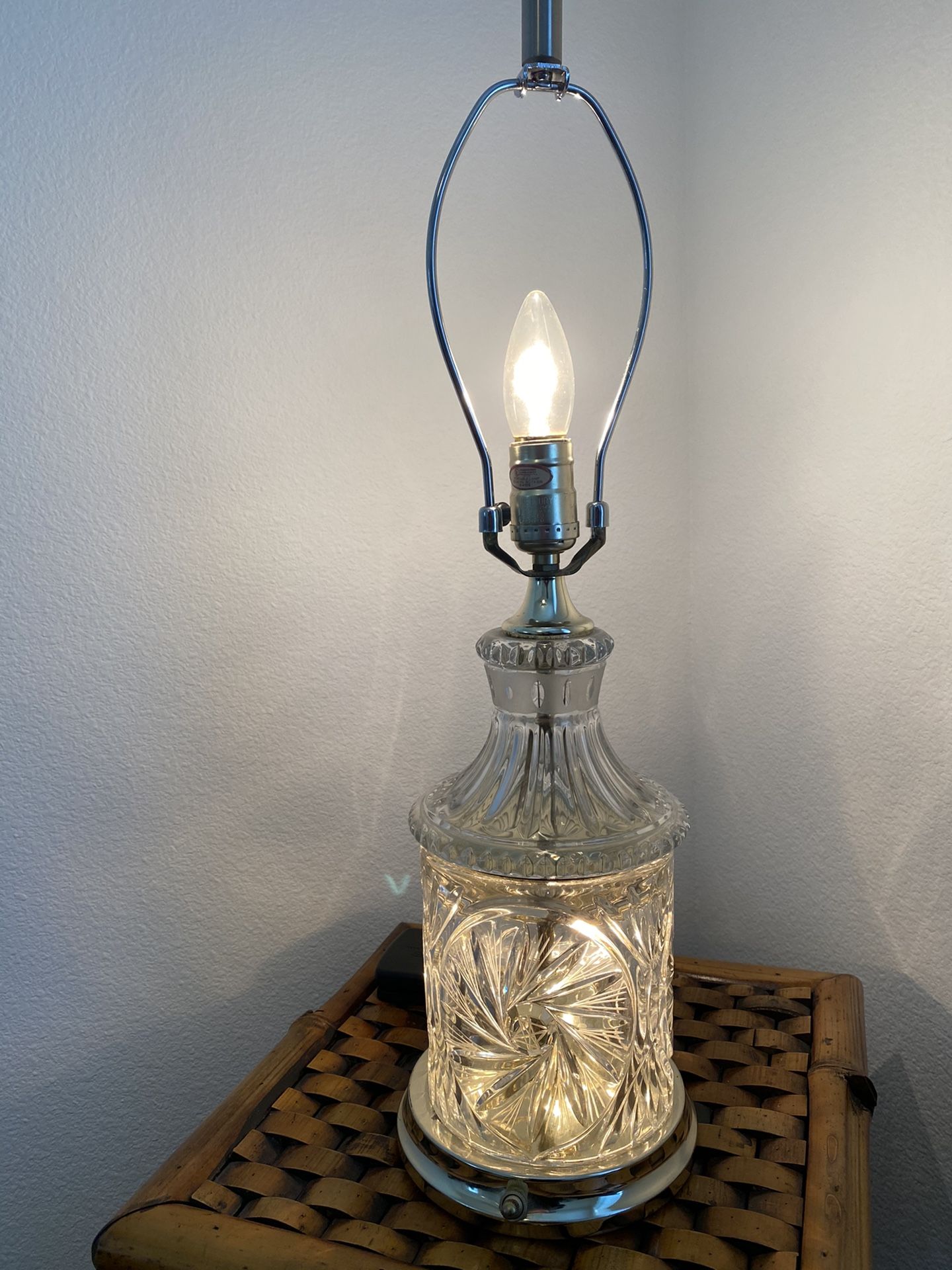 Lead Crystal Lamp