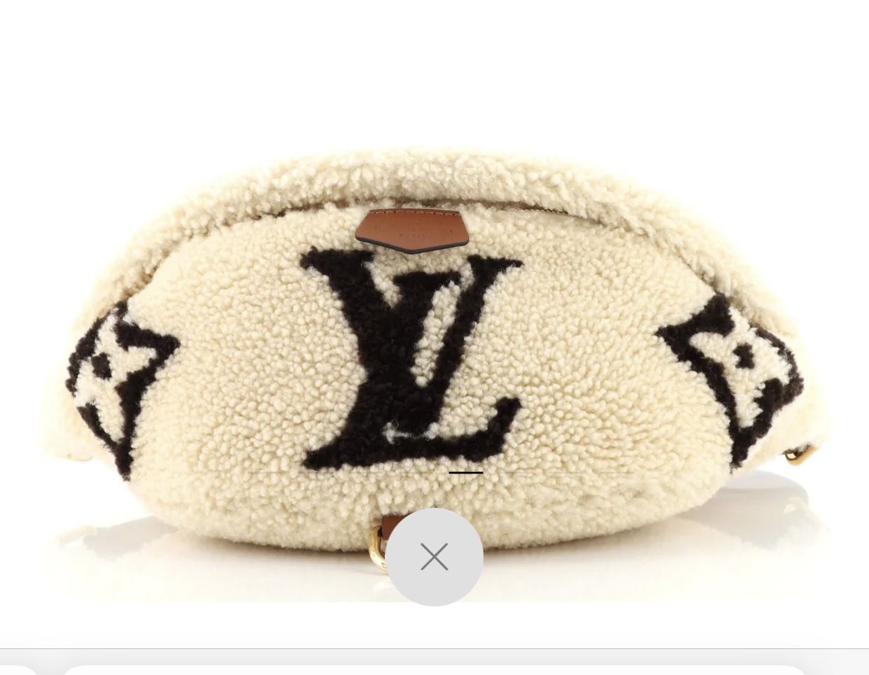LV Teddy Shearling Waist Bag. $$ave