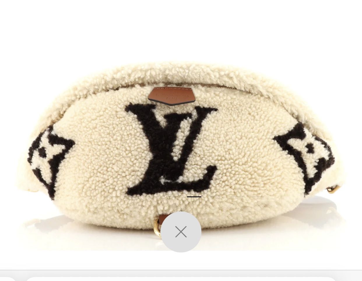 LV Teddy Shearling Waist Bag.  $$ave