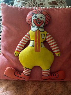 1970’s McDonald’s Ronald McDonald 16” Plush Doll