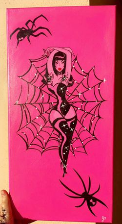 Spider Lady Painting 