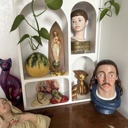 Small Tabletop Shelf Curved Boho Farmhouse Whatever 