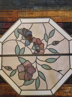 Led framed stained glass