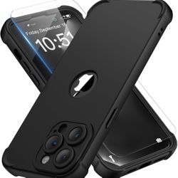 ORETECH for iPhone 14 Pro Case, with [2 x Screen Protectors] 
