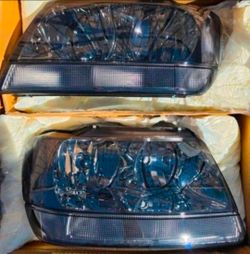 99-04 Jeep Grand Cherokee Headlights Luces Calaveras Micas Faros Faroles Headlamps Focos Headlamps