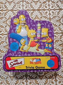 The Simpsons Trivia Game Tin