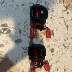 Two Abu Garcia Baitcaster Reel