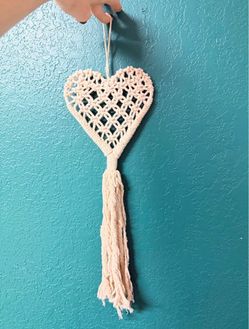 Heart Macrame Wall Art