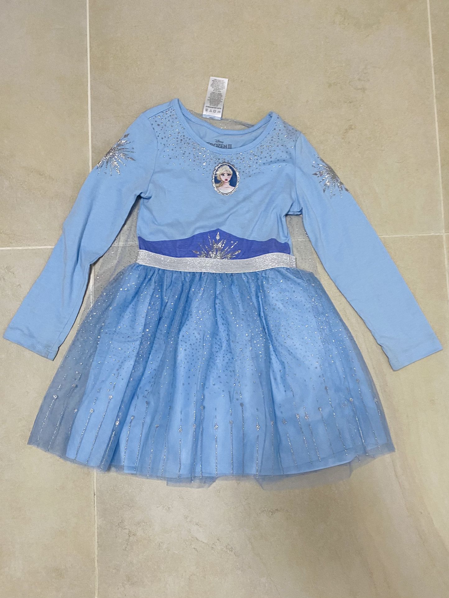 Frozen Elsa Dress Costume Size 6/6x 
