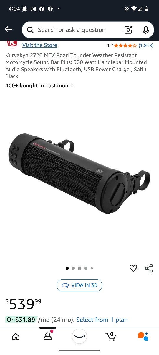 Motorcycle Speaker