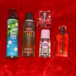 Bundle of Perfumes and Body Mists