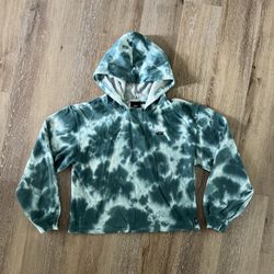 Vans Sweater Womens Size M Tie Dye Cropped Skater Hoodie Casual Sweatshirt  