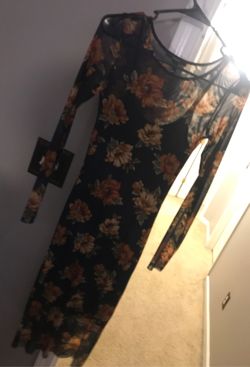 Blue Sunflower dress ! Size small