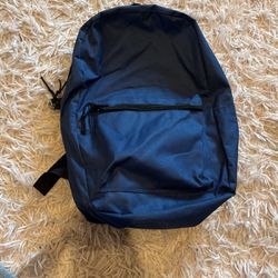 Navy Blue School Backpack 