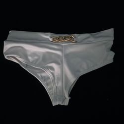 White bikini bottom