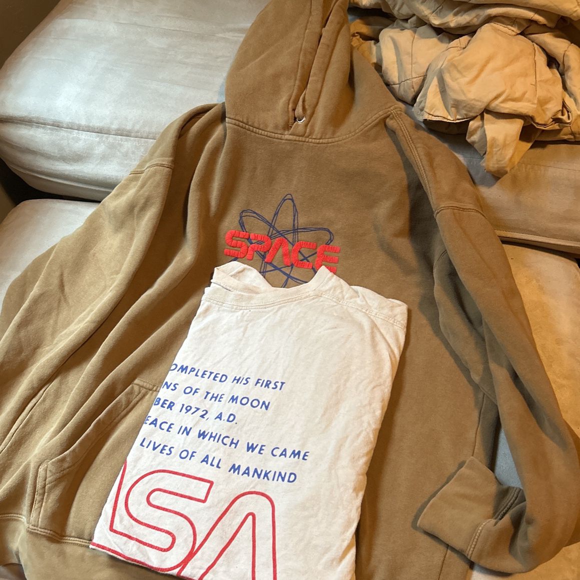 Travis space hoodie and shirt 