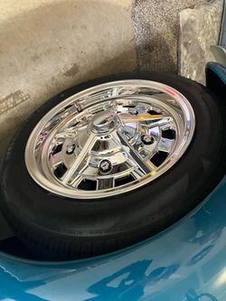 Classic Vw bug wheels and tired