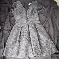 BANNA REPUBLIC - BLACK FLAIR DRESS WITH POCKETS, never worn, size 8