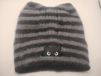 🐈‍⬛Striped Cat Beanie