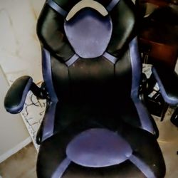 🎮🔥 Must-Have Gaming Chair - Blue/Black, Ultimate Comfort & Style! 🪑✨