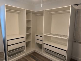 Corner Wardrobe System – White | Excellent Condition