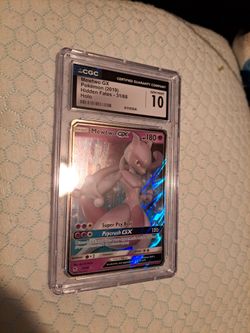 Mewtwo GX Hidden Fates Holo CGC 10 Gem Mint