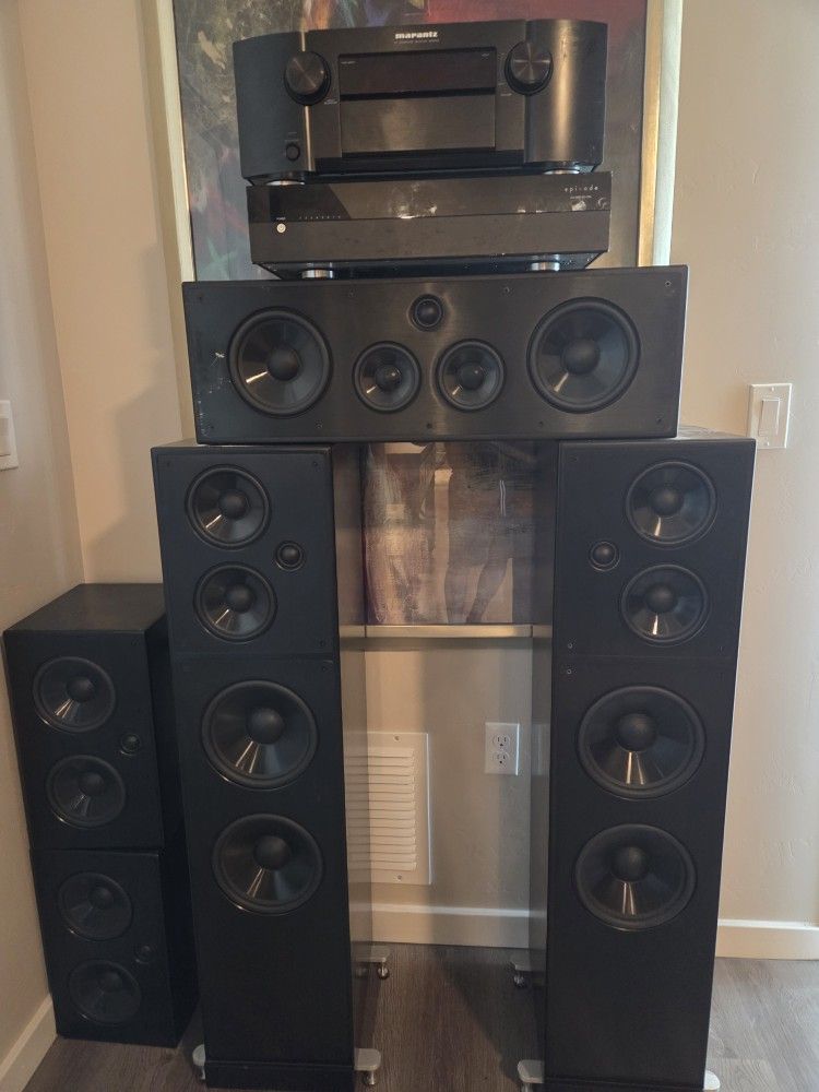 5 Emotiva Spks. 1 Marantz Amp 1 Eposide Amp
