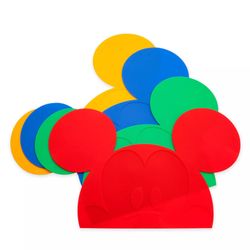 four Mickey Mouse silicone placemats