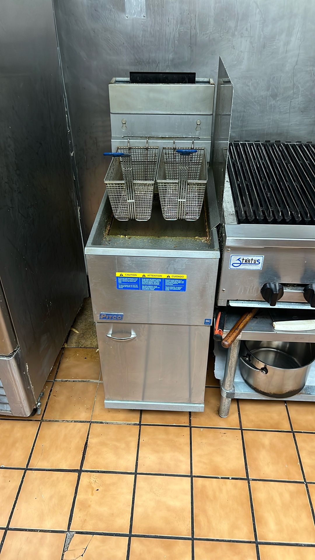 Pitch Fryer Gas 36c