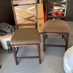 2 High Top Chairs