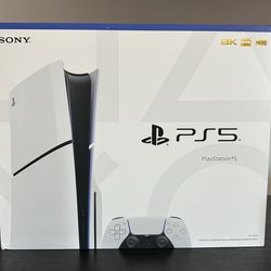 New PS5 Slim W/Blu-Ray