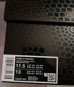 Nike Kobe 4 Protro Draft Day Pack Mystery Low Top Sneakers (IV6585-900) New 2026