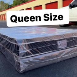 Queen Mattress Set PillowTop – Brand New –  Same Day Delivery Available 🚚