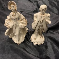 Vintage gold and white couple pre owned