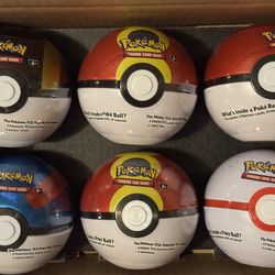 Pokemon 6x Pokeballs 18 Packs In Total