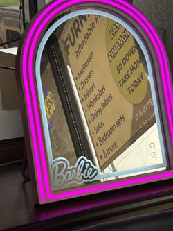 Barbie mirror table top