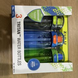 Brand New Zulu 3 Tritan Water Bottles