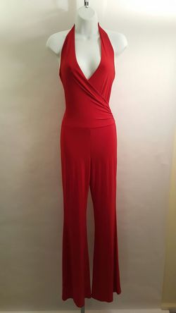 Seductive Red Halter Jump Suit - Size M and L