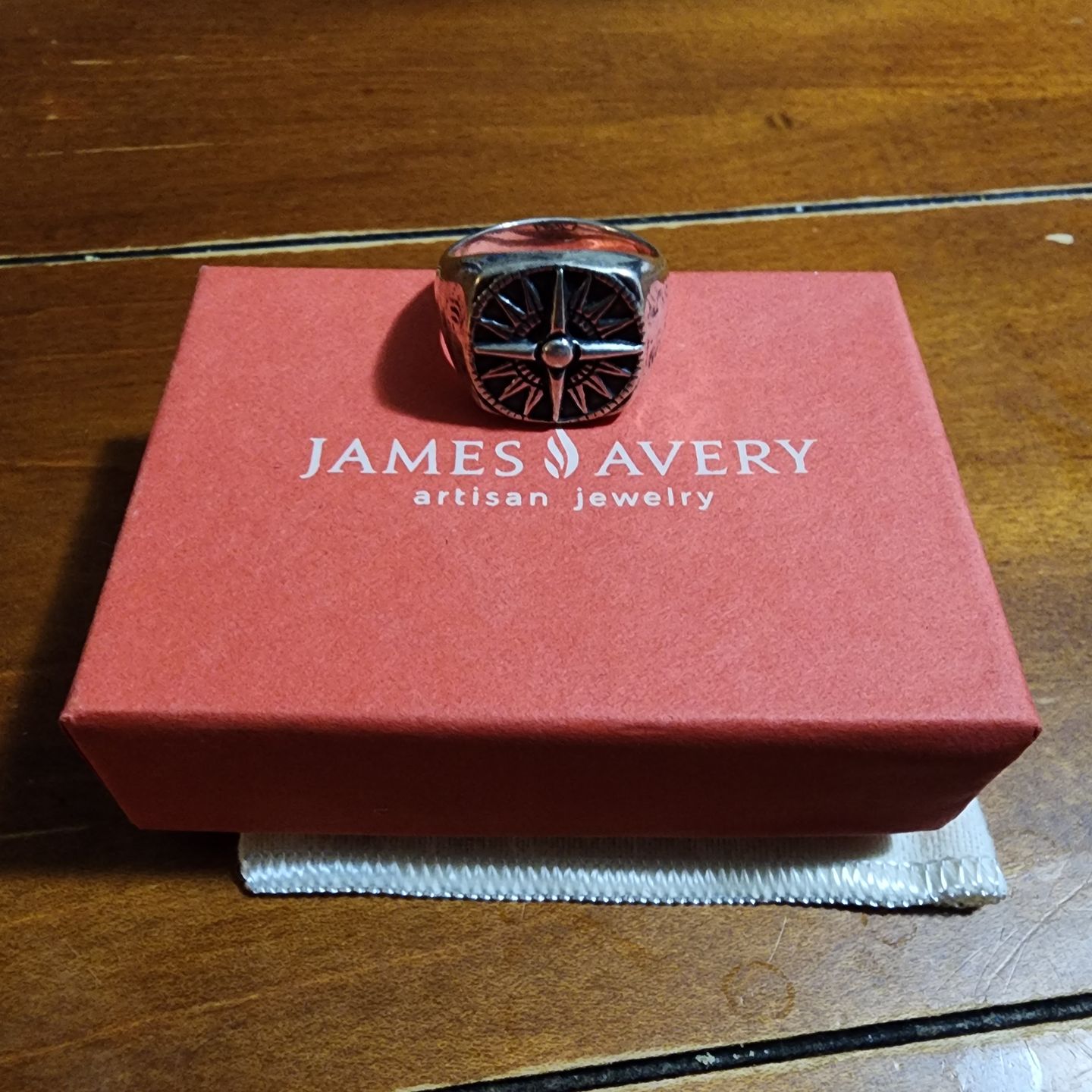 James avery guide my way Sterling silver ring