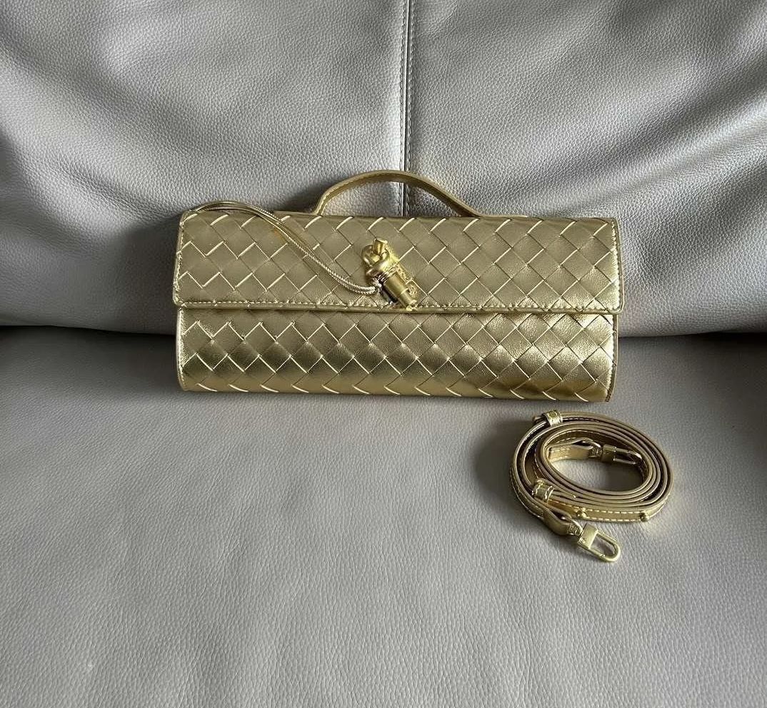 Gold clutch Purse