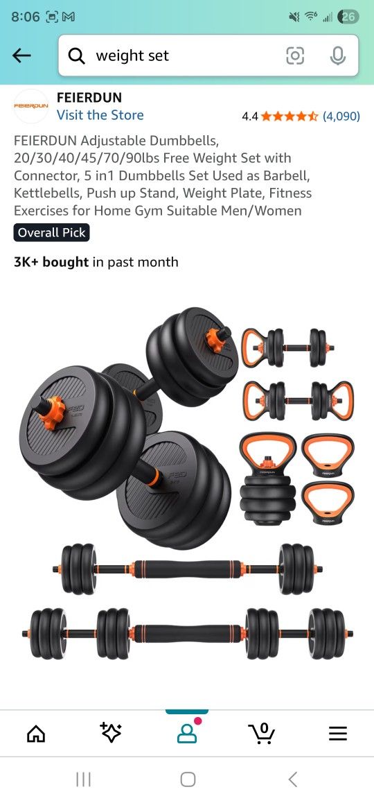 Adjustable Weight Set