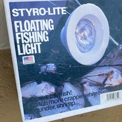 Floating Fishing Pier Boat & Dock Light !!