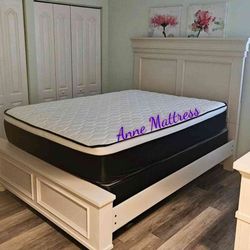 NEW QUEEN PILLOW TOP MATTRESS AND BOX SPRING