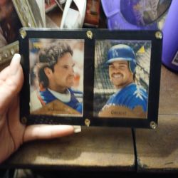 Mike Piazza 94 & 95 Pinnacle Mint Condition Baseball Carss .
