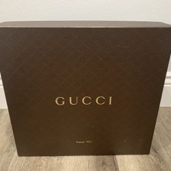 Authentic GUCCI Box With gg Logo