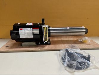 Dayton 45Mw75 Booster Pump, 1 1/2 Hp, 208-230/460V Ac, 3 Phase, 3/4 In Npt